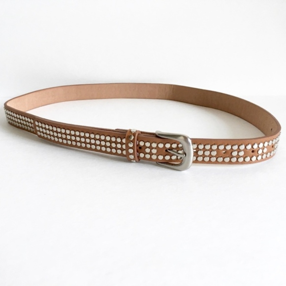 Brown Fanny Pack Waist Bag Studded Faux Leather - Picture 8 of 8
